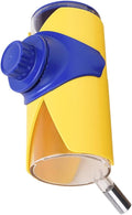 Happyyami Automatic Pet Waterer Wear-Resistant Hanging Feeder for Dogs and Cats Control Easy to Use Yellow and for Home and Travel