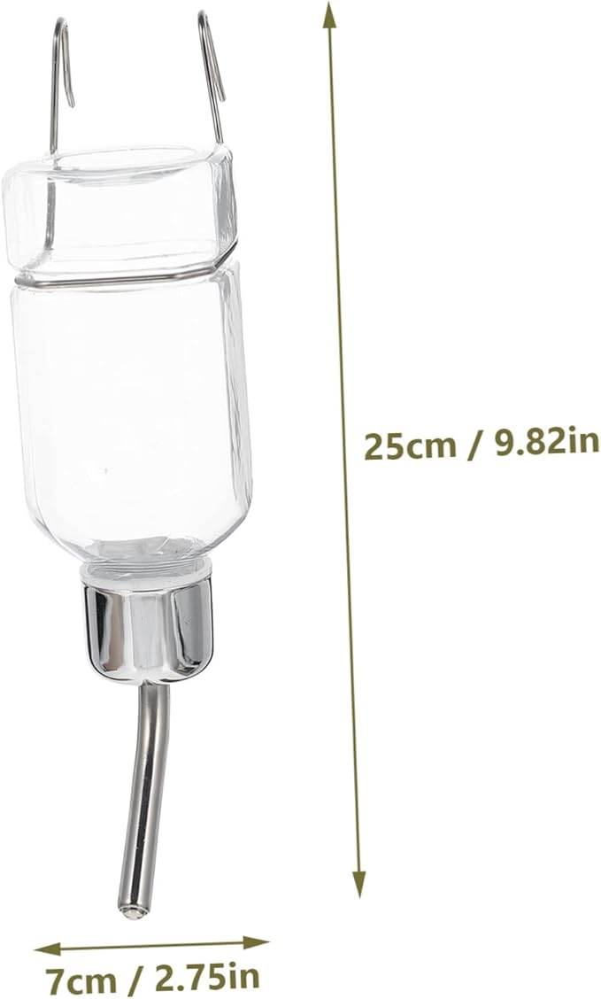 BESPORTBLE 3pcs Automatic Pet Water Dispenser Leak Hanging Dog Water Feeder Bottle for Cats and Pets Easy and Refilling for Cages and Walls