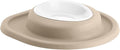 WeatherTech Single Low Pet Feeding System w/Plastic Dog/Cat Bowls - 8 oz (1 Cup) Tan (PSL0801TN)