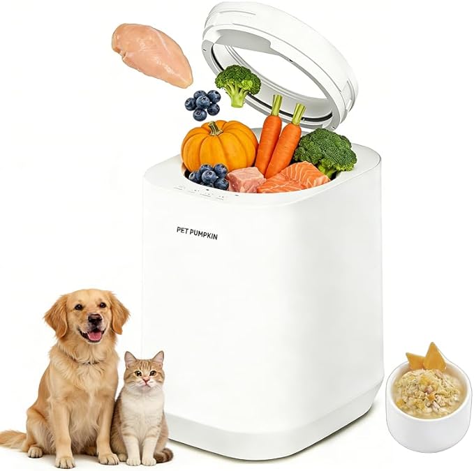 Automatic Dog Food Maker Machine, All-in-One Pet Kitchen for Dogs & Cats, 4L Large Capacity, Washable