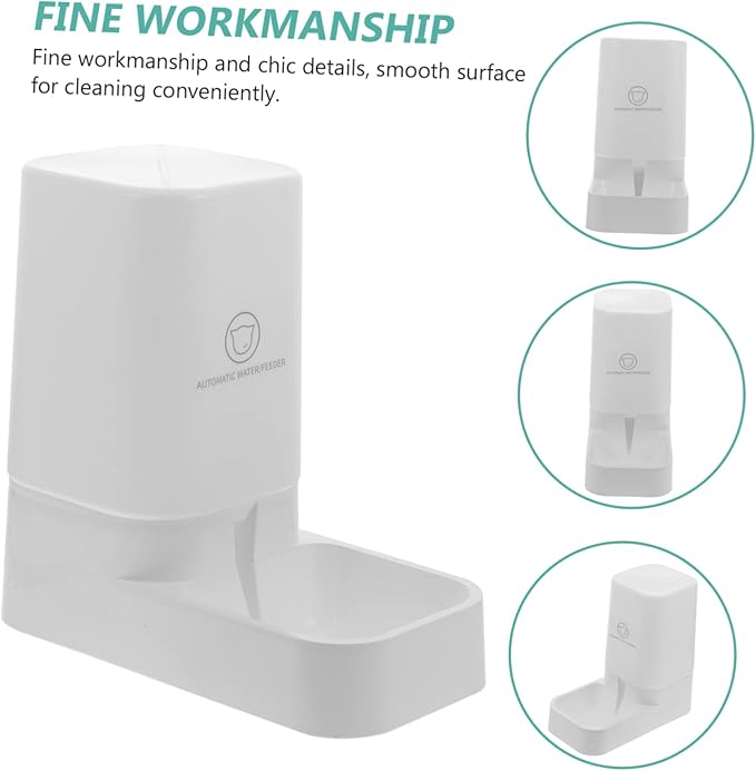 1Pc Pet Water Bowl for Cats and Dogs Capacity Pet Food Dispenser Easy Design for Pets