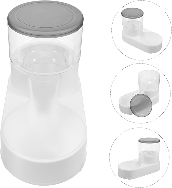 Automatic Pet Feeder Dispenser for Cats and Dogs Self-Filling Food Bowl Lightweight and Design Convenient Saving Feeding Gentle