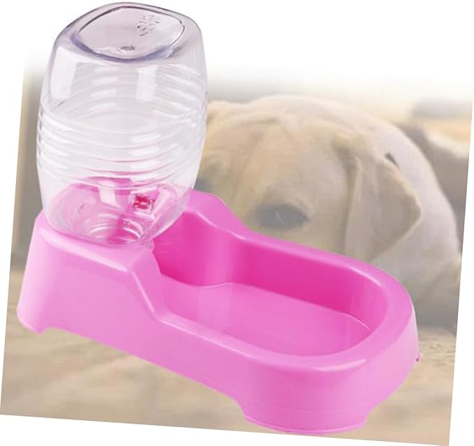 FRCOLOR 3pcs Pet Water Feeder Bowl Creative Automatic Drinking Tool for Dogs and Puppies Unique Non- Design Easy to Safe Material for Home and Pet Shops