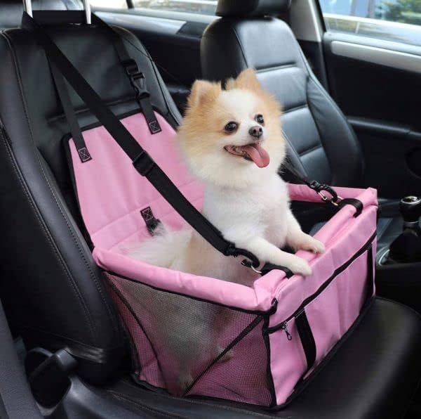 Easy Install Car Seat for Small to Medium Animals Secure Travel for Dogs Puppies Pigs Rabbits Cats Small Pets