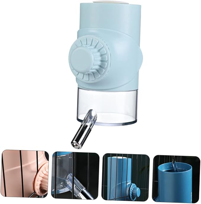 Automatic PET Water Dispenser Hanging Water Bottle Feeder for Dogs and Cats Easy to Install 1.5L Capacity Random Color