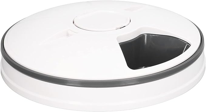 Automatic Cat Feeders, Timed Automatic Pet Feeder with Over 180 Day Battery Life, Automatic Dog Feeder 1 6 Meals Control for Medium, Large Breed Dogs