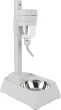 aqxreight Pet Standing Dispenser with Stainless Steel Bowl Height Cat Dog Feeder Bottle Pet Automatic Dispenser 500ml Lake Blue Suitable for All Hel Standing DispenserDog Bottle (Elegant Gray)
