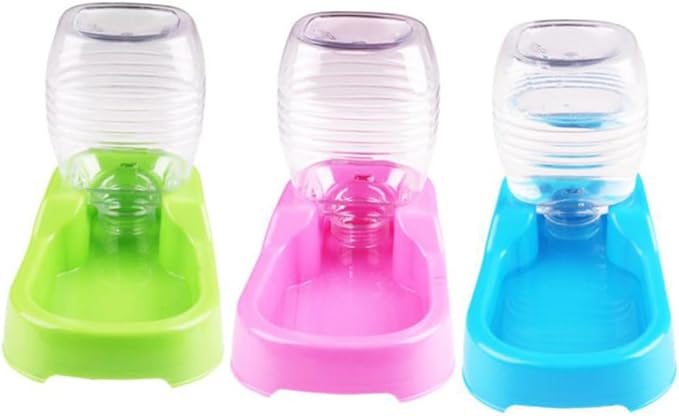 2pcs Creative Pet Water Feeder Bowl for Dogs and Puppies Green Unique Design Prevents Spills Safe and Convenient Automatic Water Dispenser for Shop
