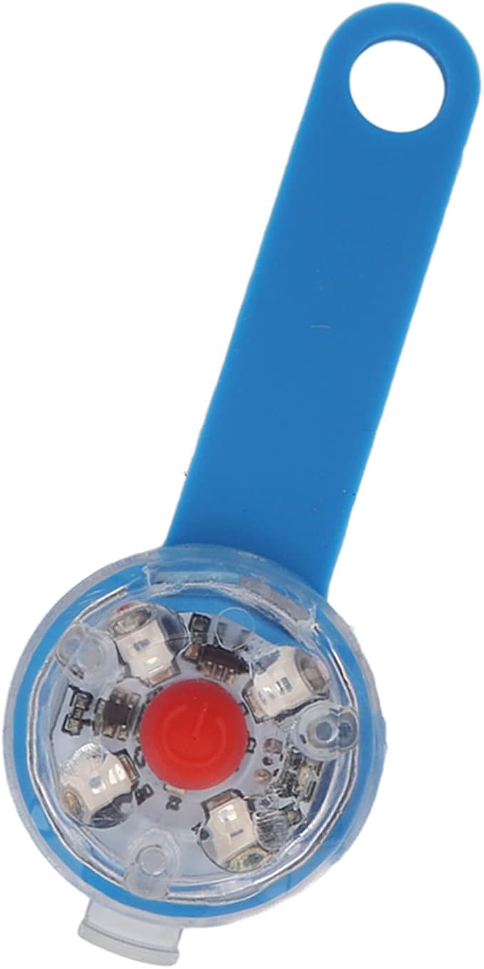LED Dog Light Pendant USB Rechargeable Safe Collar Light for Pet Bag Bike (Blue)