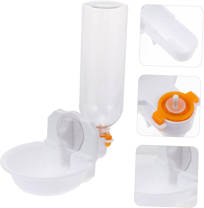 MERRYHAPY Automatic PET Water Dispenser for Dogs and Cats Wall-Mounted Water Feeder 1.5L Capacity for Home and Travel