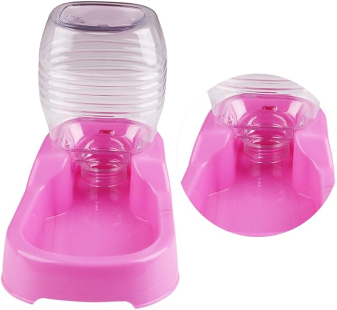 FRCOLOR 3pcs Pet Water Feeder Bowl Creative Automatic Drinking Tool for Dogs and Puppies Unique Non- Design Easy to Safe Material for Home and Pet Shops