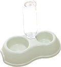 Automatic Pet Feeder & Water Dispenser, Cat Food & Dog Bowl Set, Non-Slip (Purple)