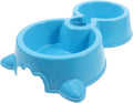 Double Pet Feeder with Automatic Water Dispenser Durable Material Easy to and Attachable Water Bottle Cats Puppies and Kittens for Daily