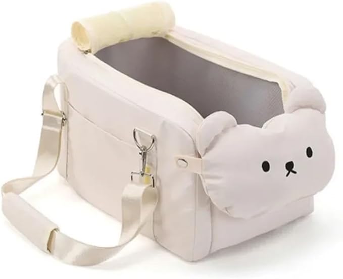 Dog Car Seat Dog Booster Car Seat Cat Carrier Bag Cat Bed for Small Dogs Cats Pet Car Seat with Pad and Straps for Dogs Cats