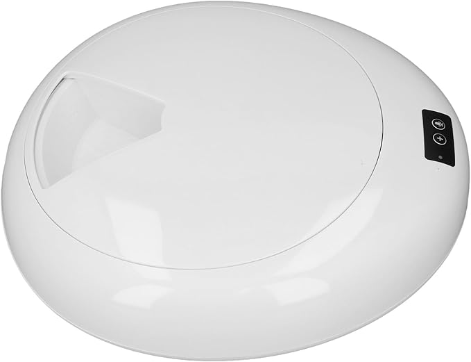 ANGGREK Automatic Wet Food Feeder, an Easily Divided 6-Meal Automatic Pet Feeder for Pet Store for Store (White)
