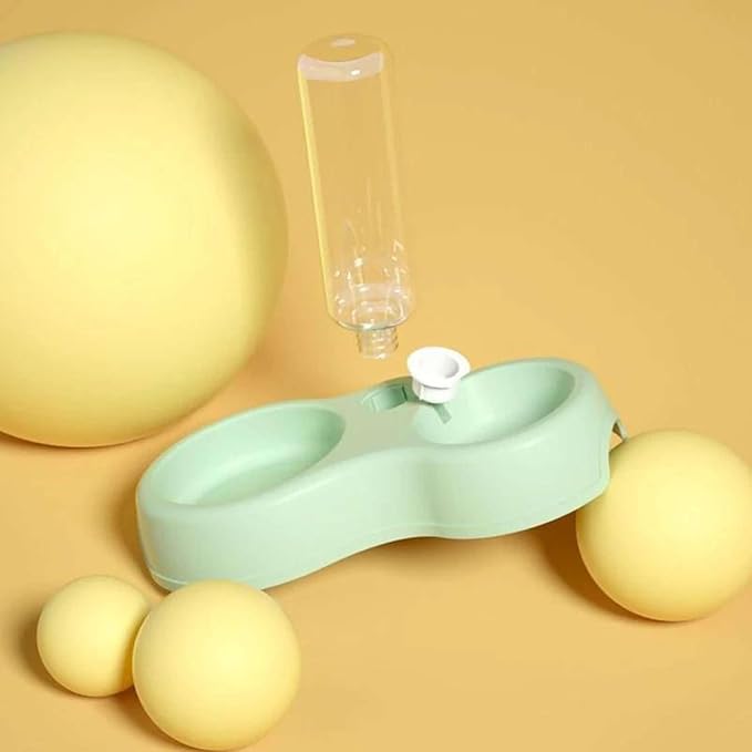 Hot cat Bowl Dog Bowl Automatic Drinking and Feeding one Double Bowl cat Food Bowl Drinking Bowl pet Supplies