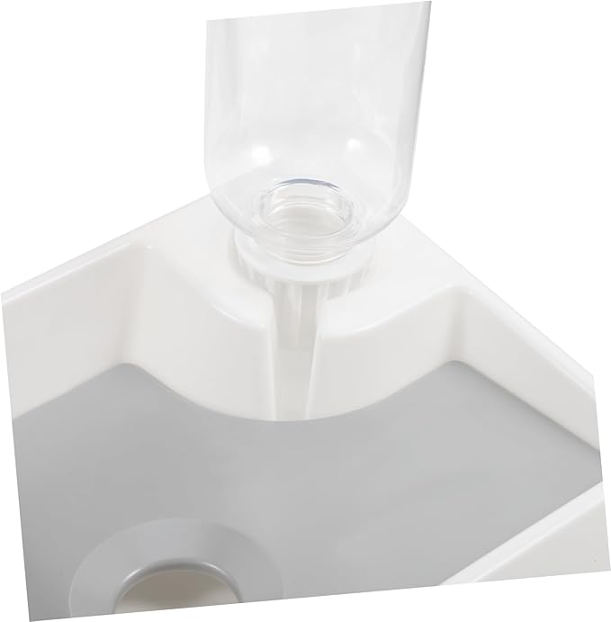 Cat and Dog Bowl Automatic Water Feeder No-Spill Design Dual Pet Feeding and Drinking Dispenser