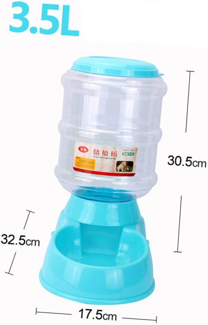 Automatic Dog Feeder Cat Feeder Pet Food Water Dispenser No Spill Bowl