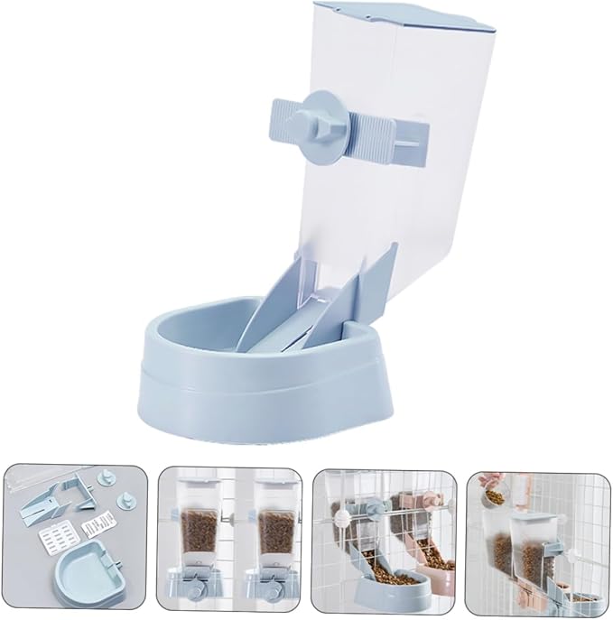 GALPADA Automatic Pet Feeder for Dogs Capacity Hanging Food Dispenser for Cats and Puppies Easy to and Fill Prevents While You Re