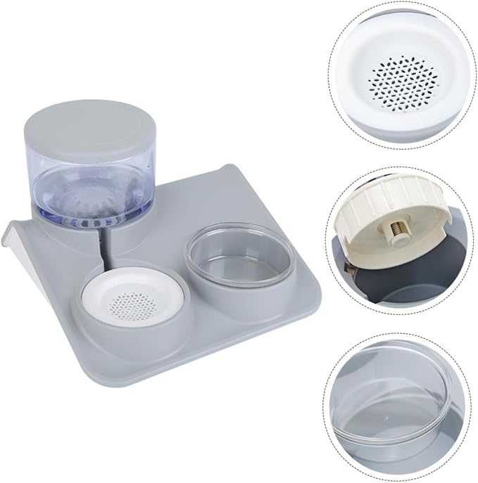 SUPVOX Automatic Pet Water Fountain Cat Dog Feeder Bowl Dual-use Pet Bowl Raised Safe