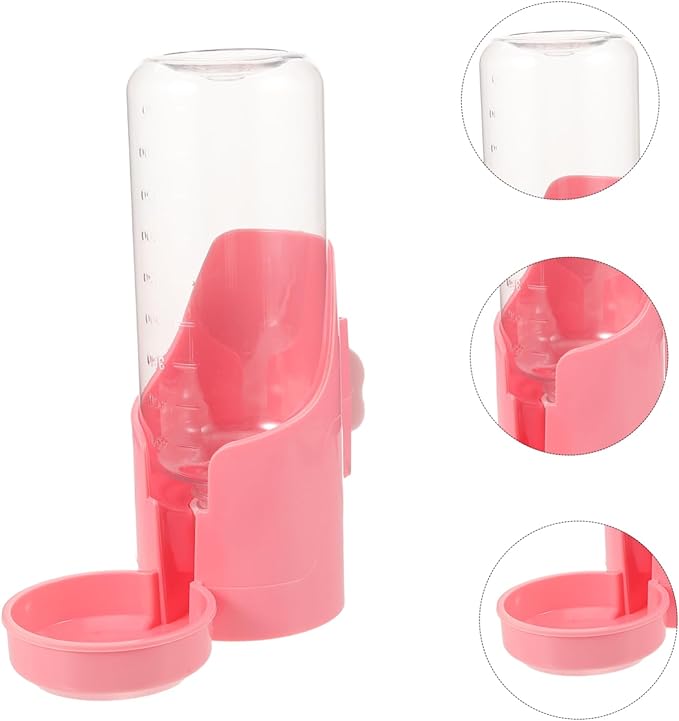SUPVOX Pet Dog Water Feeder Automatic Hanging Drinking Device for Cats and Dogs Wear Resistant Puppy Feeder Easy to Secure Comfortable Angle for Drinking and Eating