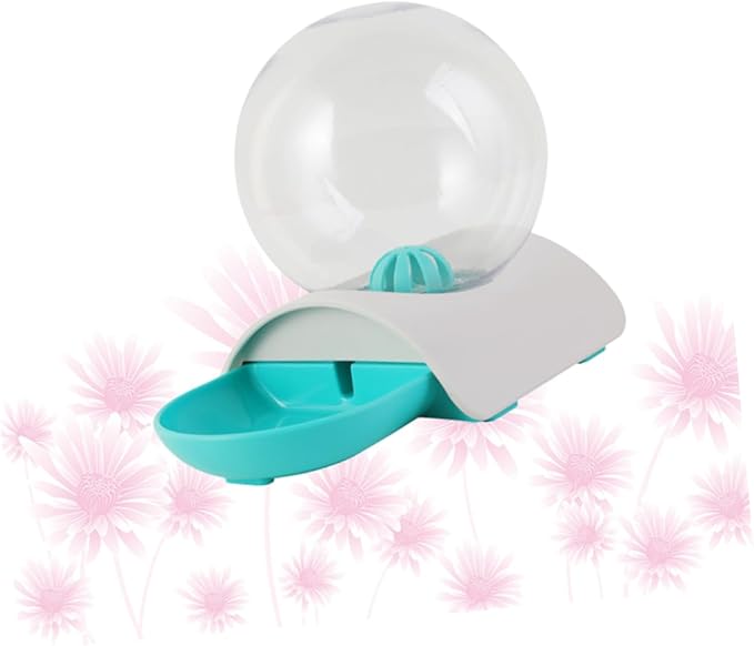 HANABASS Automatic Pet Water Dispenser Smooth Drinking Bowl for Cats and Dogs Blue Unique Design Prevents Spills for Home Decor Easy to Clean