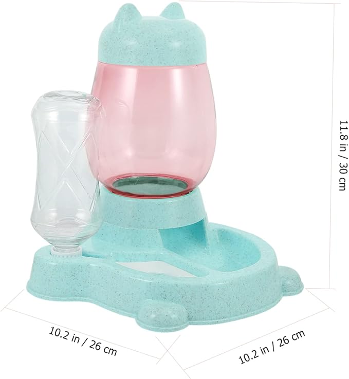 ERINGOGO Pet Bowl Feeder Automatic Drinking Fountain for Dogs and Cats Safe Sturdy and Pet Feeder