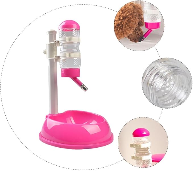 Dog Food Dispenser Automatic Pet Waterer Non-Slip Base Pet Water Dispenser Dog Bowl