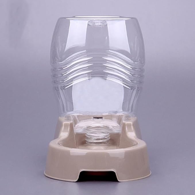 30OZ Pet Water Dispenser Plastic Automatic Refill Dog Drinking Fountain Cat Water Feeder Transparent Bottle for Home Use 8.46 * 6.69 * 4.72in