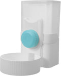 Kisangel Pet Cage Water Feeder Automatic Hanging Water Dispenser for Dogs Prevents Overflow for Cages with Wire Spacing