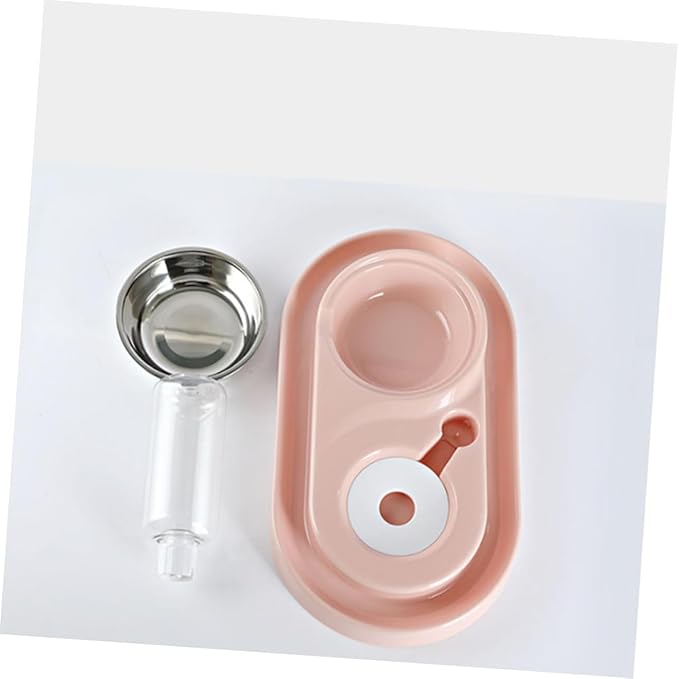 BESPORTBLE Automatic Water Filling Dog Bowl Outdoor Pet Water Feeder Stainless Steel Plastic Dual-use Bowl for Dogs Cats