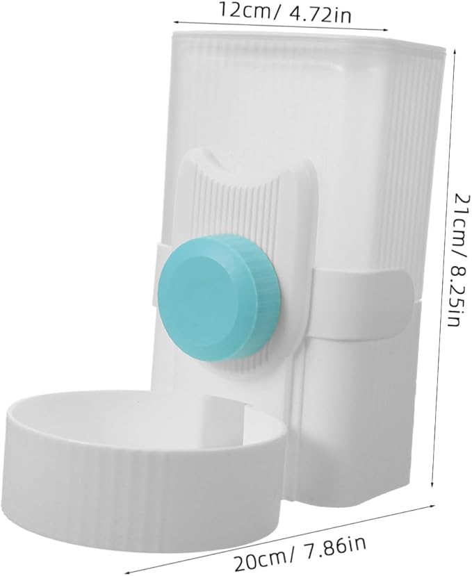 POPETPOP Automatic Pet Water Feeder for Animals Compact Hanging Dog Water Dispenser Safe and Practical for Cages for Cats Rabbits
