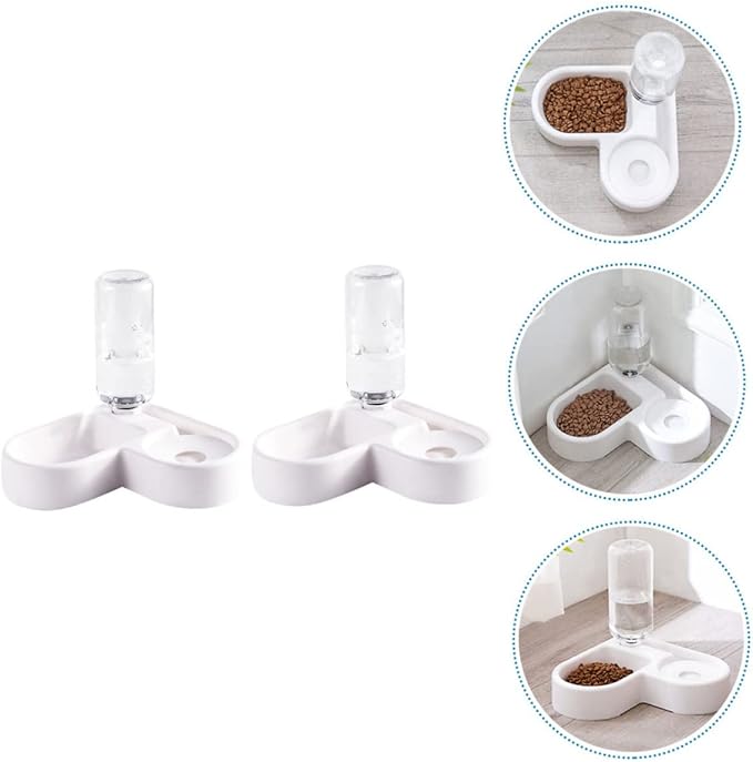 NOLITOY 2pcs Automatic Pet Water Feeder Practical Feeding Bowl for Dogs Cats and Non- Design for Stability Automatic Water Dispenser