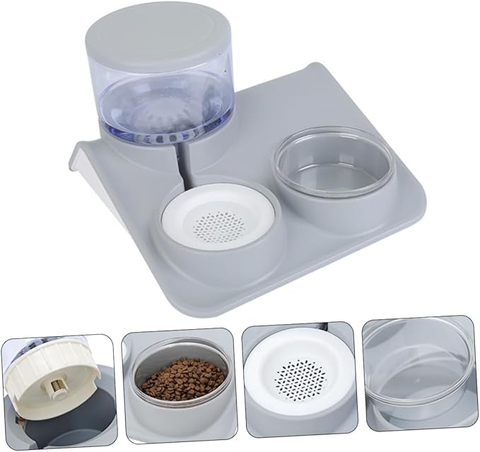 POPETPOP 1pc Unique Pet Water Fountain Pet Bowl for Dog Cat Dual-use Safe Eating Bowl
