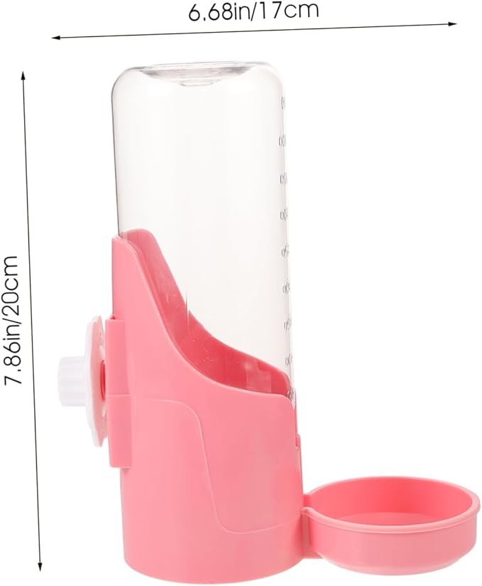Happyyami Automatic Hanging Dog Water Feeder Compact Cage Suspended Drinking Device for Puppies and Kittens Easy to Install No Mess for Daily Hydration Needs