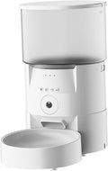 Generic Cat Feeder Automatic Cat Food Dispenser Timed Cat Feeder Auto Pets Feeder for Pets, 18.5cmx18.7cmx31.4cm, White