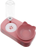 DECHOUS Non-Slip PET Drinking Bowl Set Stable Automatic Water Dispenser Food Feeder for Cats and Dogs Sturdy Spill Design for Indoor Use