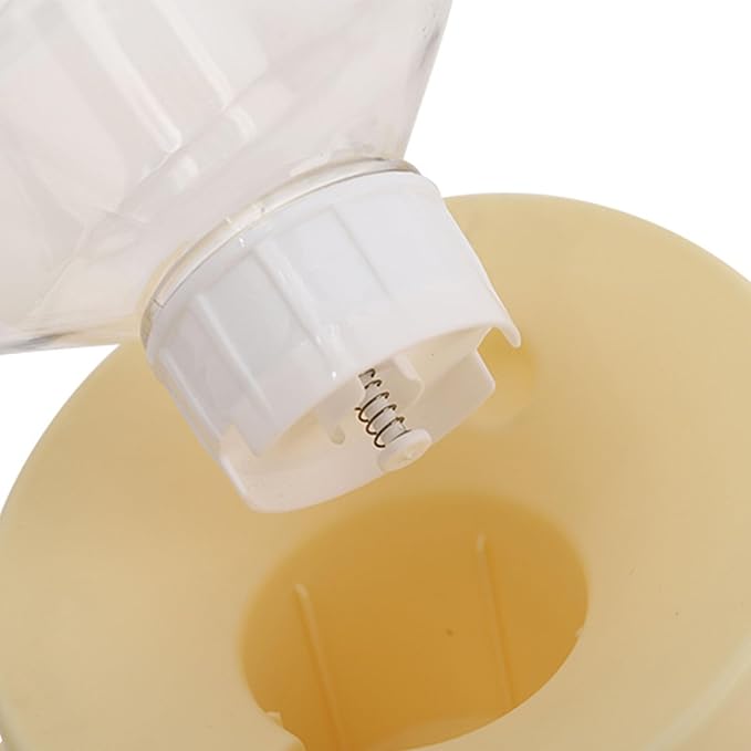 Pet Feeding Bowl and Watering Systems Waterer Set for Puppies and Kittens with Clear Storage Pet Supply Large Capacity Feeder