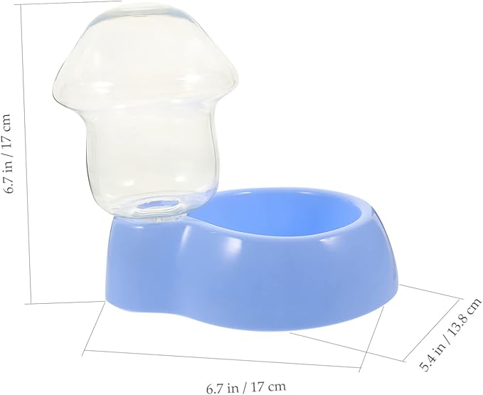 Happyyami 1 Set Automatic Pet Water Dispenser Practical Cat Dog Water Feeder for Young Pets Capacity Compact Design Convenient Drinking Fountain Blue