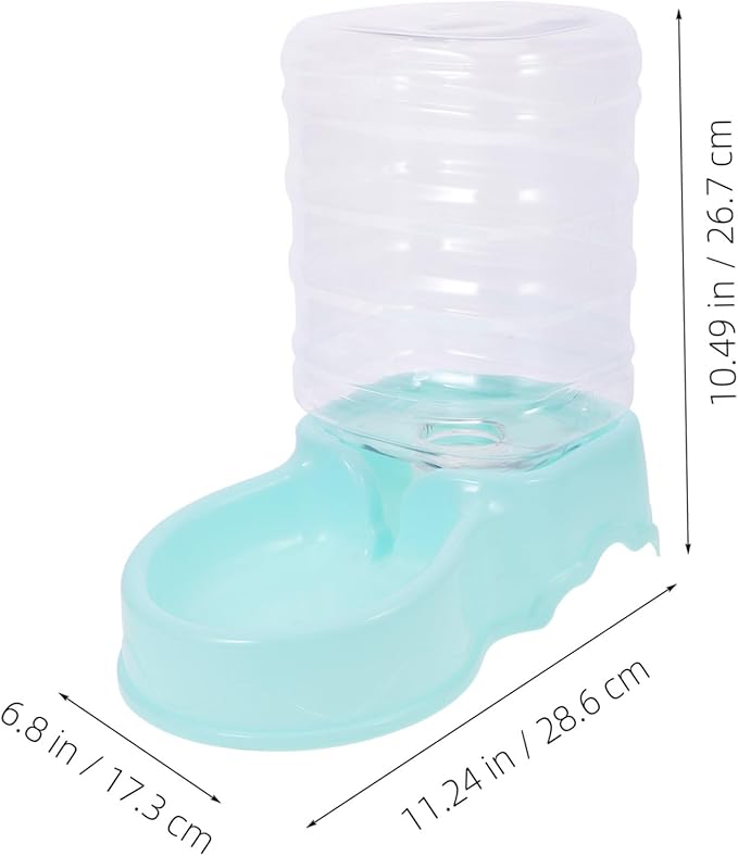 Generic Pet Water Fountain Cat Feeder Cat Water Dispenser Feeder for Cats Pet Feeder Dispenser for Cats Feeder Dispenser for Dogs Automatic Feeder Dispenser for Cats Pet Supply Dog Feeder, Sky-blue