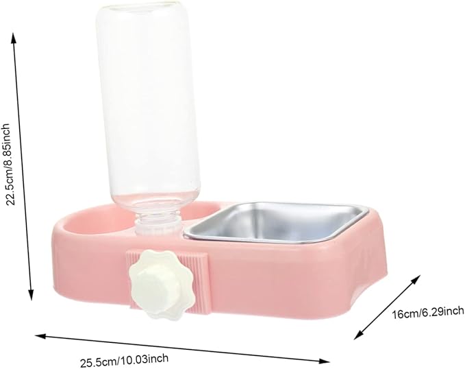 BESPORTBLE Automatic Water Refilling Pet Bowl Dog Cat Feeder Detachable -Fall for Dogs Cats Rabbits