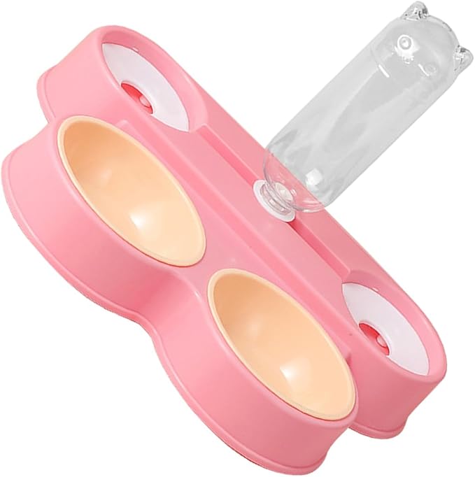 4 in 1 Dogs Feeders Automatic Cats Food Water Bowl Food Waterer Double Large Capacity Double Bowl Pet Supplies Dog Feeder Automatic