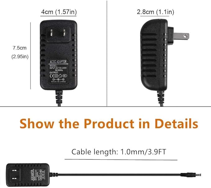 CJP-Geek 10V Ac Dc Adapter Charger Compatible with PetSafe Healthy Pet Simply Feed Healthy Pet Simply Feed Dog and Cat Automatic Feeder Power Supply