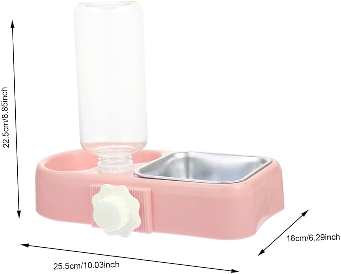 1set Detachable Hanging Cat Feeder and Dog Bowl Automatic Water Dispenser for Cats and Dogs Space-Saving Design Multi-Functional Pet Bowl