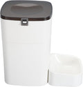Automatic Pet Feeder Smart Food Delivery Remote Control Large Capacity Cat Dog Feeder Home (White)