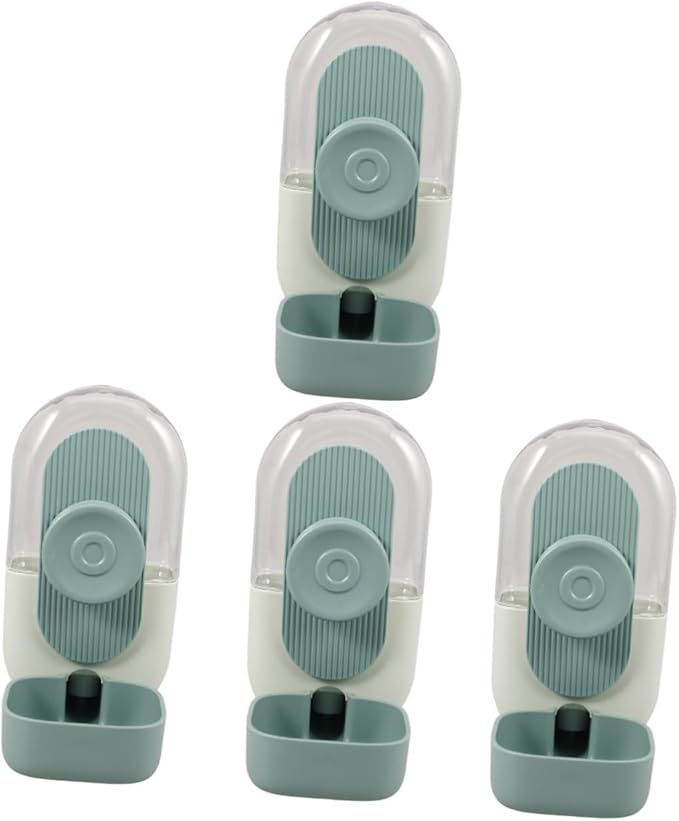 POPETPOP 4pcs Pet Water Bottle Dog Crate Water Bowl Automatic Waterer No Leak Pet Supply Cage Accessory