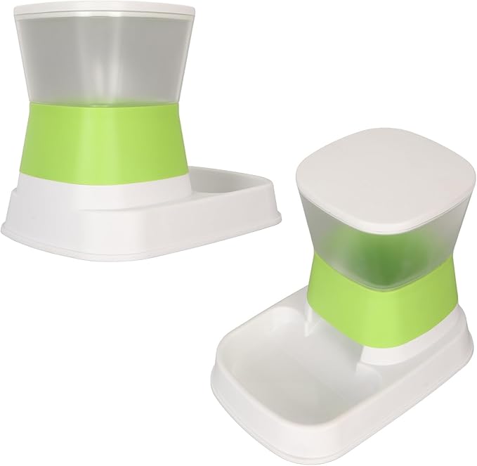 Automatic Pet Feeder, Large Capacity Detachable Stable Gravity Cat Food Dispenser for Dogs