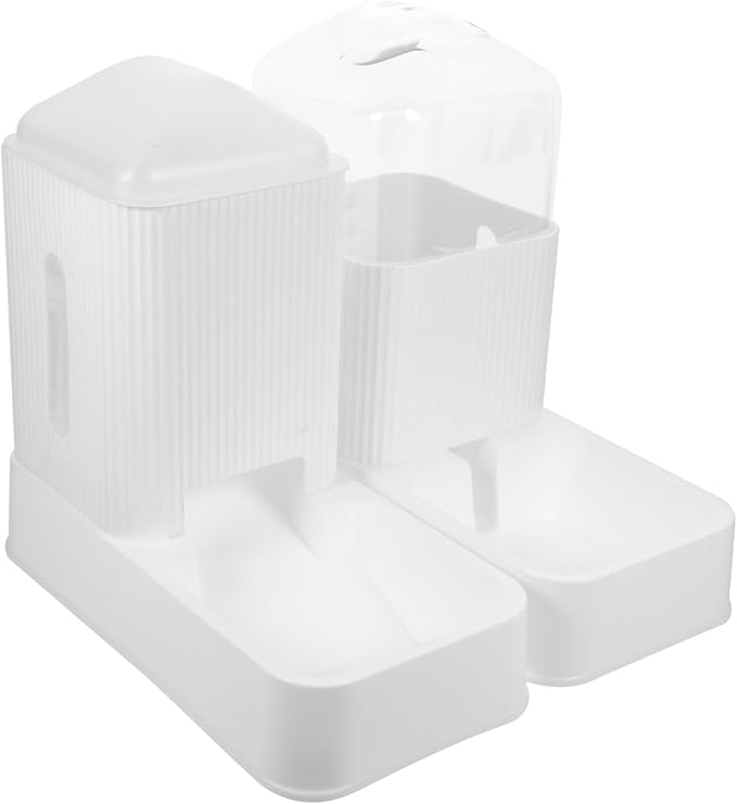 SUPVOX 1set Automatic Pet Feeder Dispenser for Cats Convenient Self-Filling Bowls Use Decorative Accessory