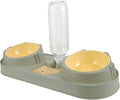 POPETPOP Material Dog Automatic Feeder No Spill Water Bowl Pet Food Dispenser Cat Eating Bowl Random Style