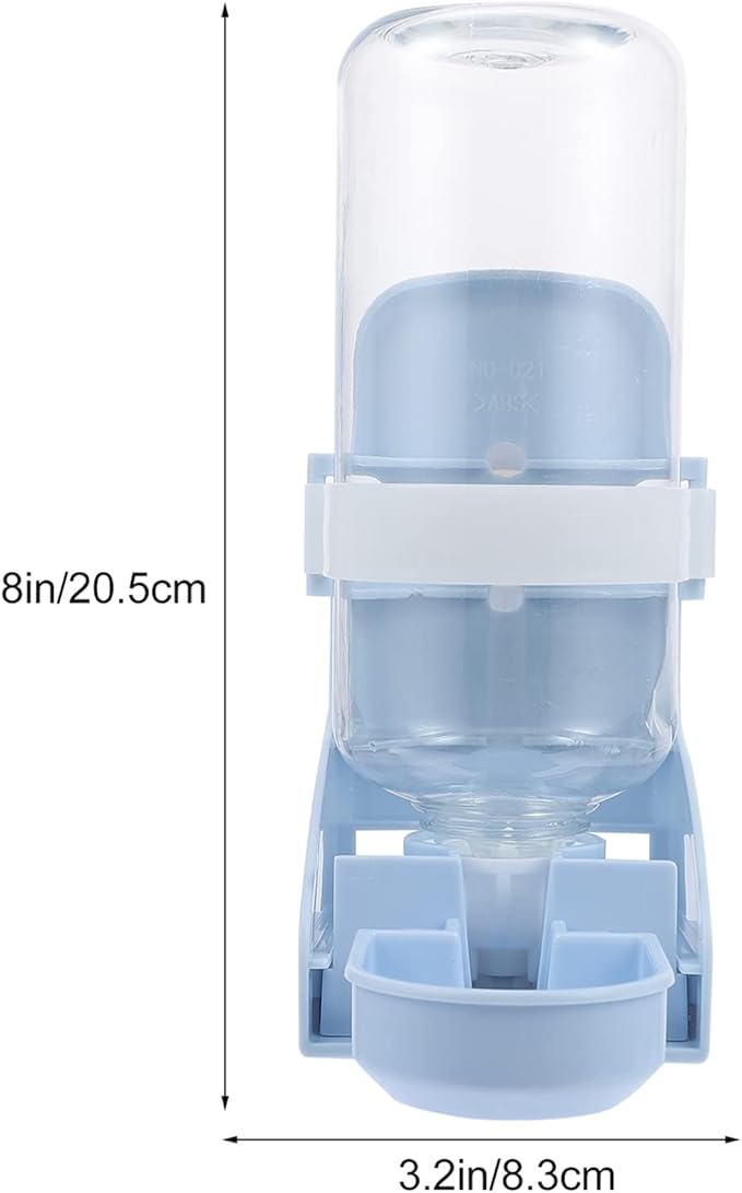 balacoo Hanging Pet Water Dispenser Automatic Feeder Easy Installation for Cages Prevents Dirt and Dust